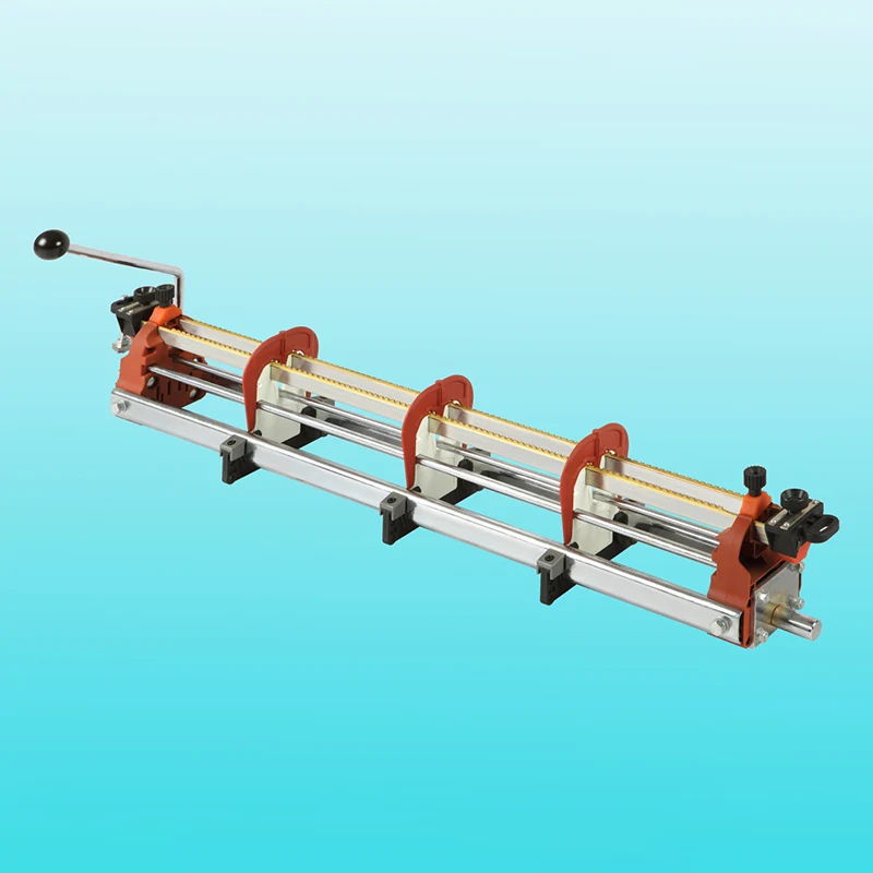 Onde está o dispositivo universal de detenção de urdidura de 8 carreiras usado em teares sem lançadeira?