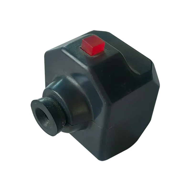 Botão de interruptor da máquina têxtil para reinicialização do tear